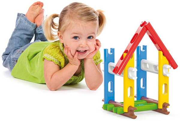 Конструктор для малыша Link Bloc 12 деталей Quercetti