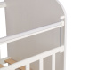 Кроватка детская 701, белая Фея