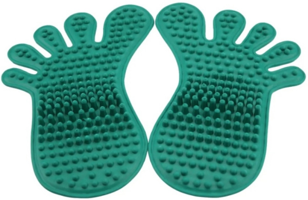 Детский массажный коврик Следочки, 2 штуки (каучук)