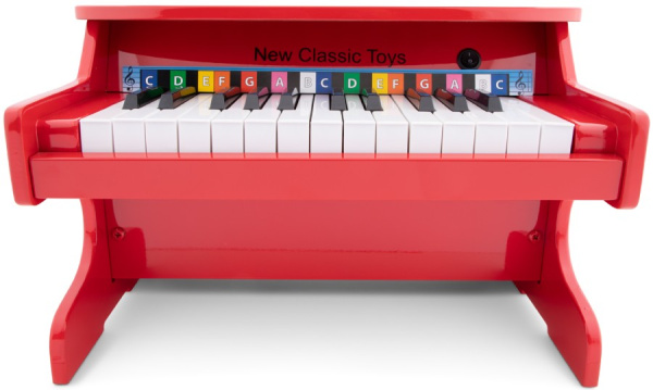 Игрушка музыкальная Пианино электронное красное New Classic Toys