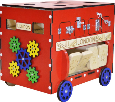 Бизикуб Красный автобус Romsens