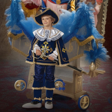 Мушкетер короля синий