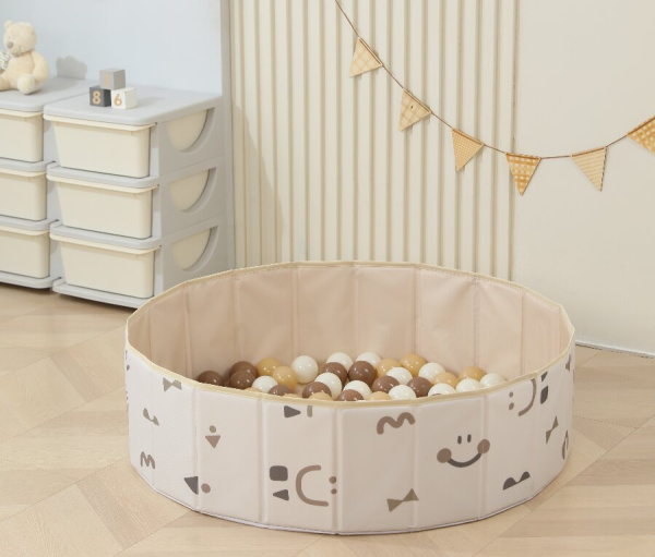 Сухой бассейн для шариков UNIX Kids Smile 100 см Camel