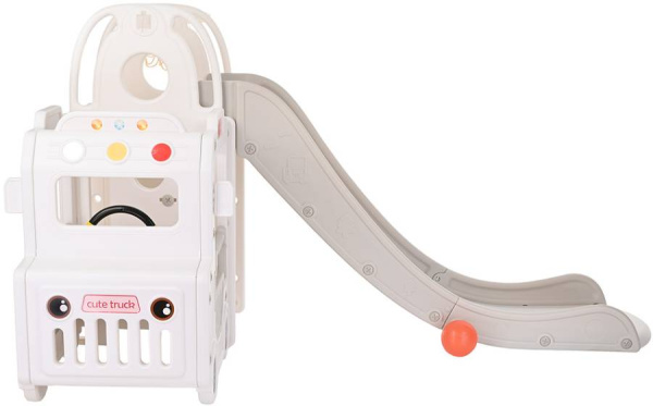 Горка с игровой зоной Cute Truck бежевая Pituso