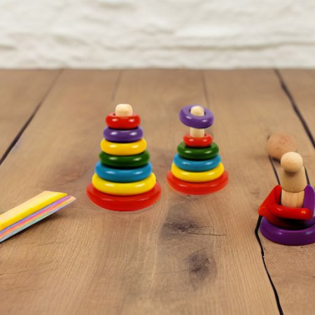 Пирамидка деревянная Woody