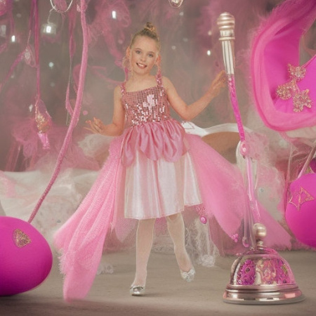 Фея розовая, рост 116 Widmann