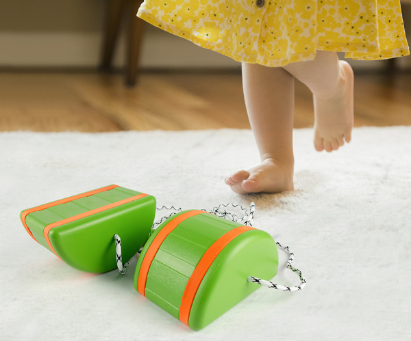 Ходули на веревочках Шагающие камни зеленые BAONILE