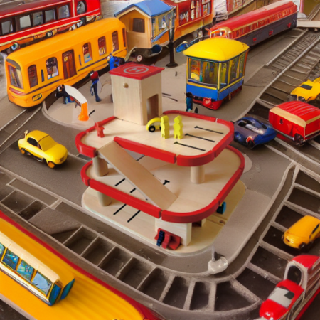 Железно-дорожная станция с парковкой Woody