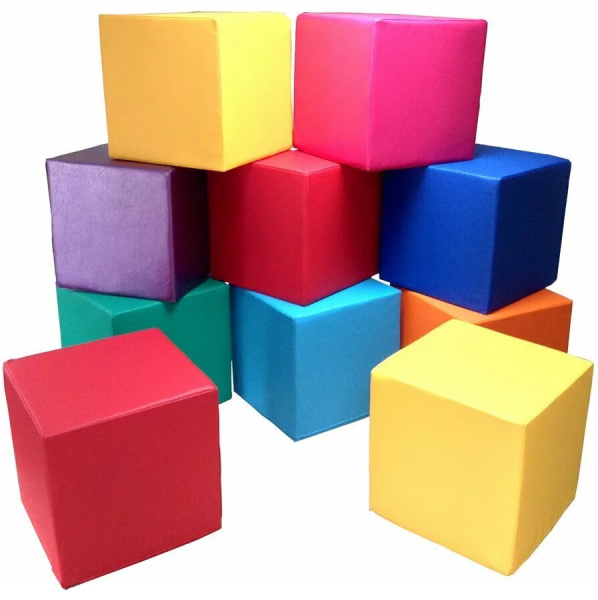 Мягкий кубик 40х40х40 см, 1 штука Лантана