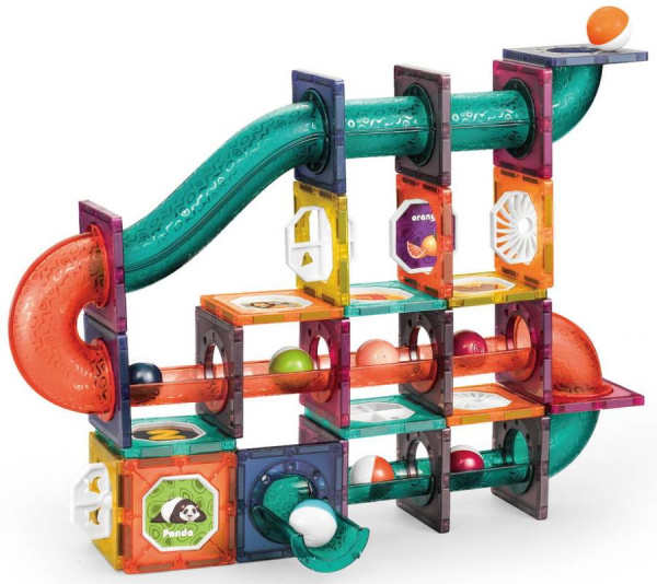 Магнитный конструктор с шариками 78 деталей PITUSO