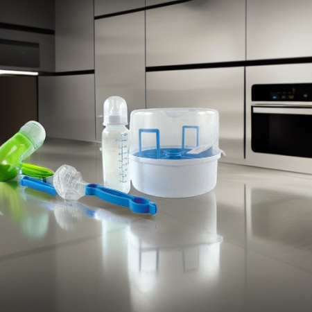 Стерилизатор и бутылочка Nurtria