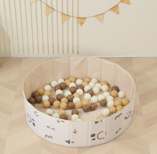 Сухой бассейн для шариков UNIX Kids Smile 100 см Camel