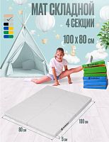 Мат № 21 100х80х5 см складной пастель Perfetto Sport