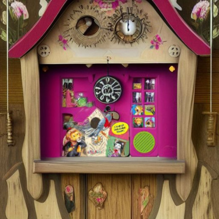 ЧАСЫ С КУКУШКОЙ (со звуком) Азбукварик