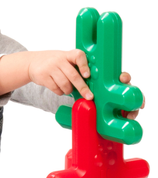 Конструктор Кролики супер 36 деталей в чемоданчике Miniland