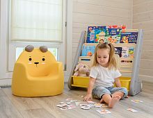 Кресло детское UNIX Kids Мишка желтый размер L