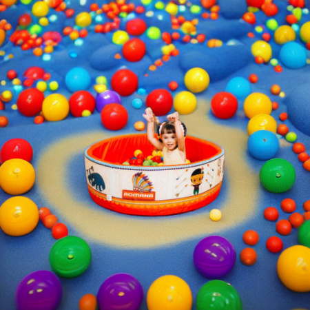 Мягкий сухой бассейн с шариками Индейцы
