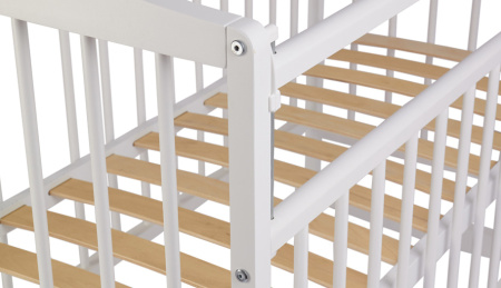 Кроватка детская 204, белая Фея