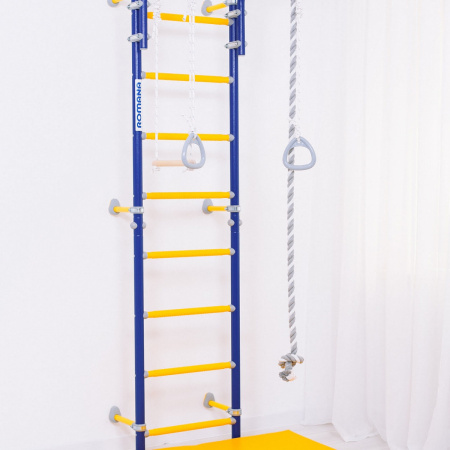 Шведская стенка Романа в квартиру Next Top синяя слива