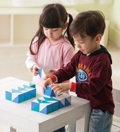 Кубики геометрические Океан, 16 штук Weplay