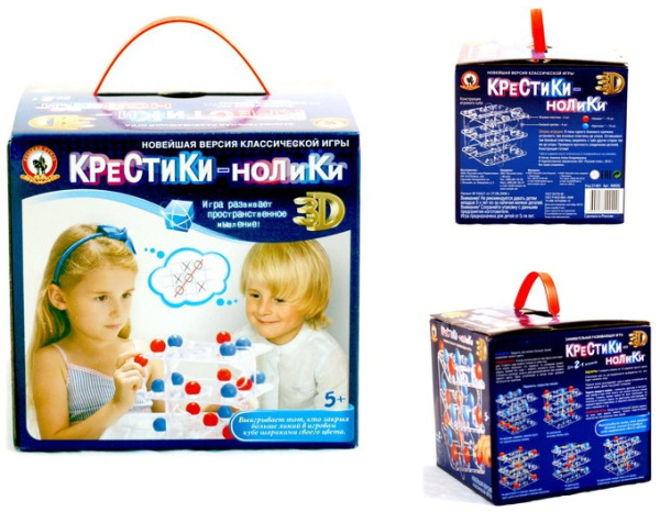 Крестики-нолики 3D Русский стиль