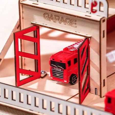 Парковка деревянная с краном M-WOOD