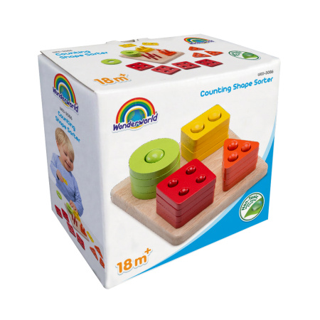 Логическая игрушка Фигуры (счет) Wonderworld
