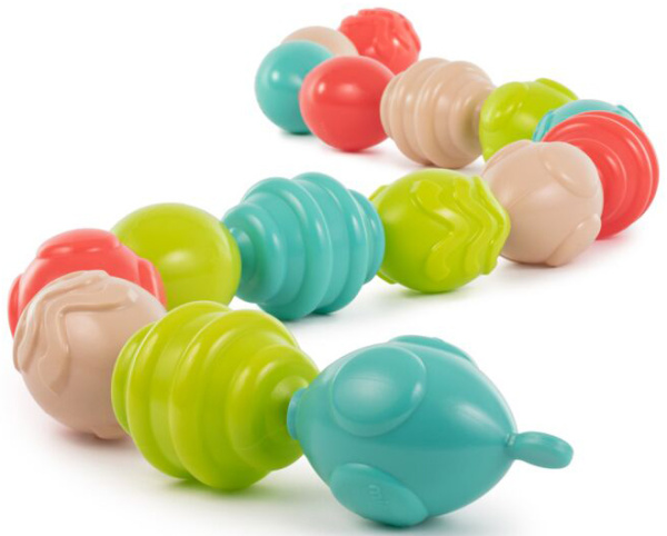 Цепочка Фигурные детали Гигант из эко-материалов, 16 деталей Miniland