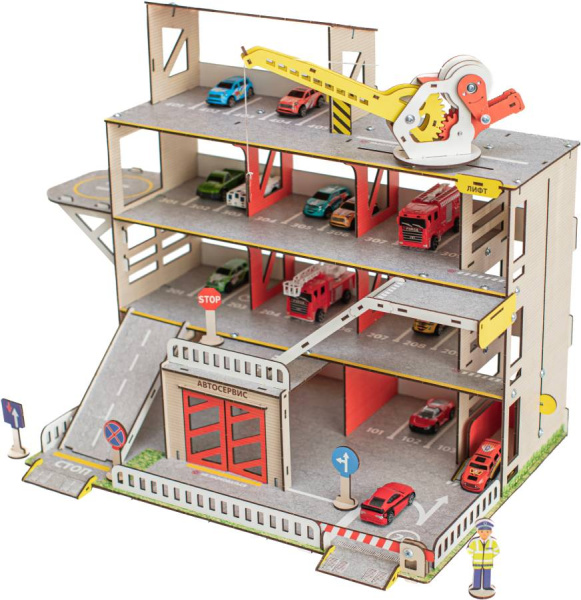 Парковка деревянная с краном M-WOOD