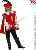 Мушкетер красный, рост 128 Widmann