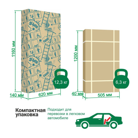 Шведская стенка Romana S12 белый прованс
