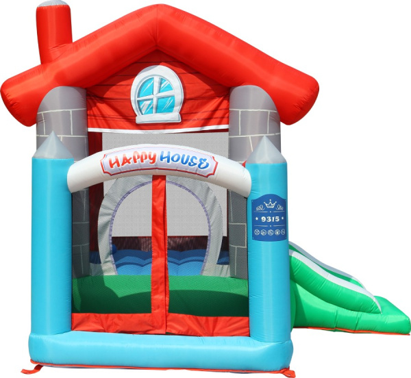 Надувной батут с горкой СЧАСТЛИВЫЙ ДОМ Happy Hop