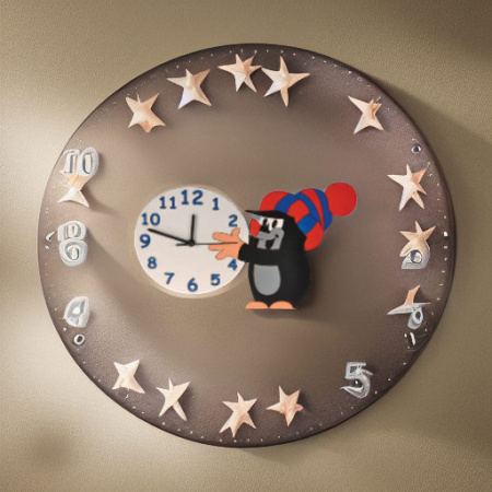 Часы настенные КРОТ В ШАПКЕ Pomy Toys