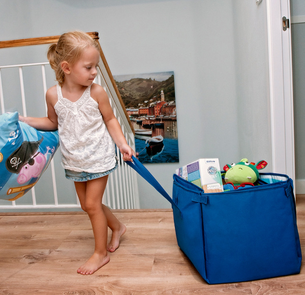 Игровой коврик-ящик складной Miniland