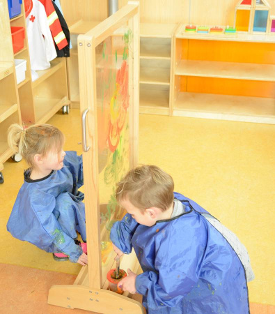 Мольберт прозрачный напольный Masterkids