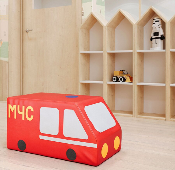 Мягкий игровой модуль Фургон Машина МЧС Romana