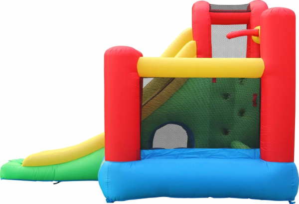 Надувной батут с горкой ИГРОВОЙ ЦЕНТР 6 в 1 Happy Hop