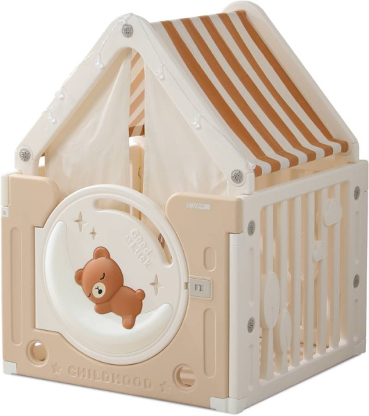 Домик пластиковый UNIX Kids Bear on the moon Camel