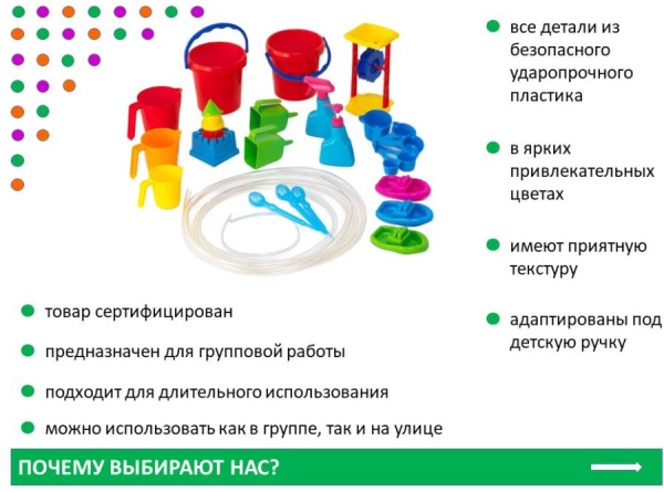 Набор для группы Играем с водой, 27 предметов EDX Education
