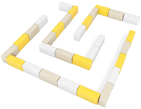 Мягкие игровые модули Лабиринт (мини) Pastel Romana