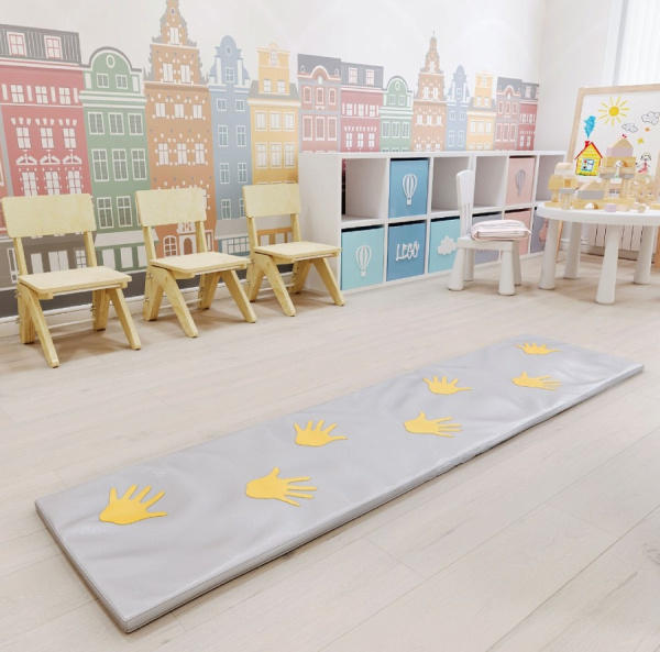 Коврик мягкий Ладошки большой Pastel Romana