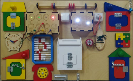 Развивающий модуль-бизиборд Калейдоскоп Romsens