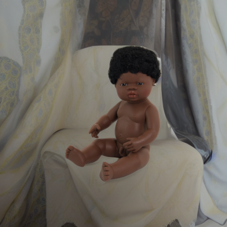 Кукла Мальчик африканец 38 см