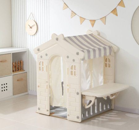 Домик-кафе пластиковый со столиком UNIX Kids Table Grey