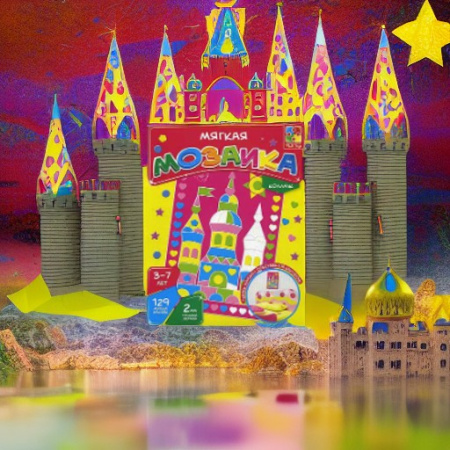 Мягкая мозаика-коллаж ЗАМОК Vladi Toys