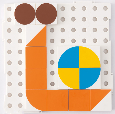 Геометрическая мозаика-пазл, 75 элементов Weplay