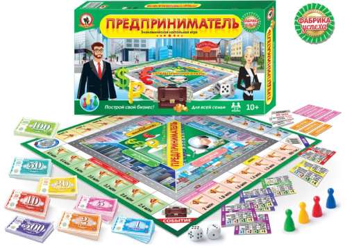 Экономическая настольная игра Предприниматель Русский стиль