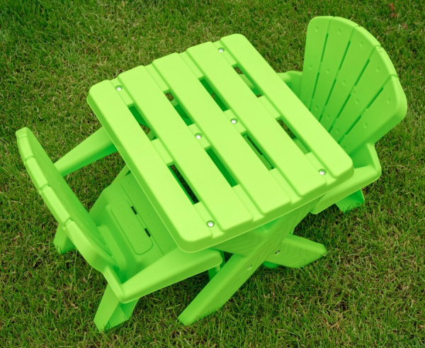 Набор садовой мебели 3 предмета UNIX Kids Garden зеленый