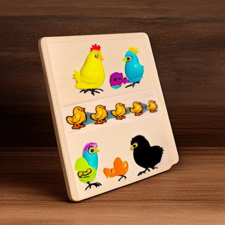 Рамка-вкладыш Цыплята ЛЭМ