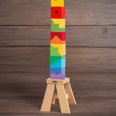 Пирамидка-головоломка БАШНЯ Woody
